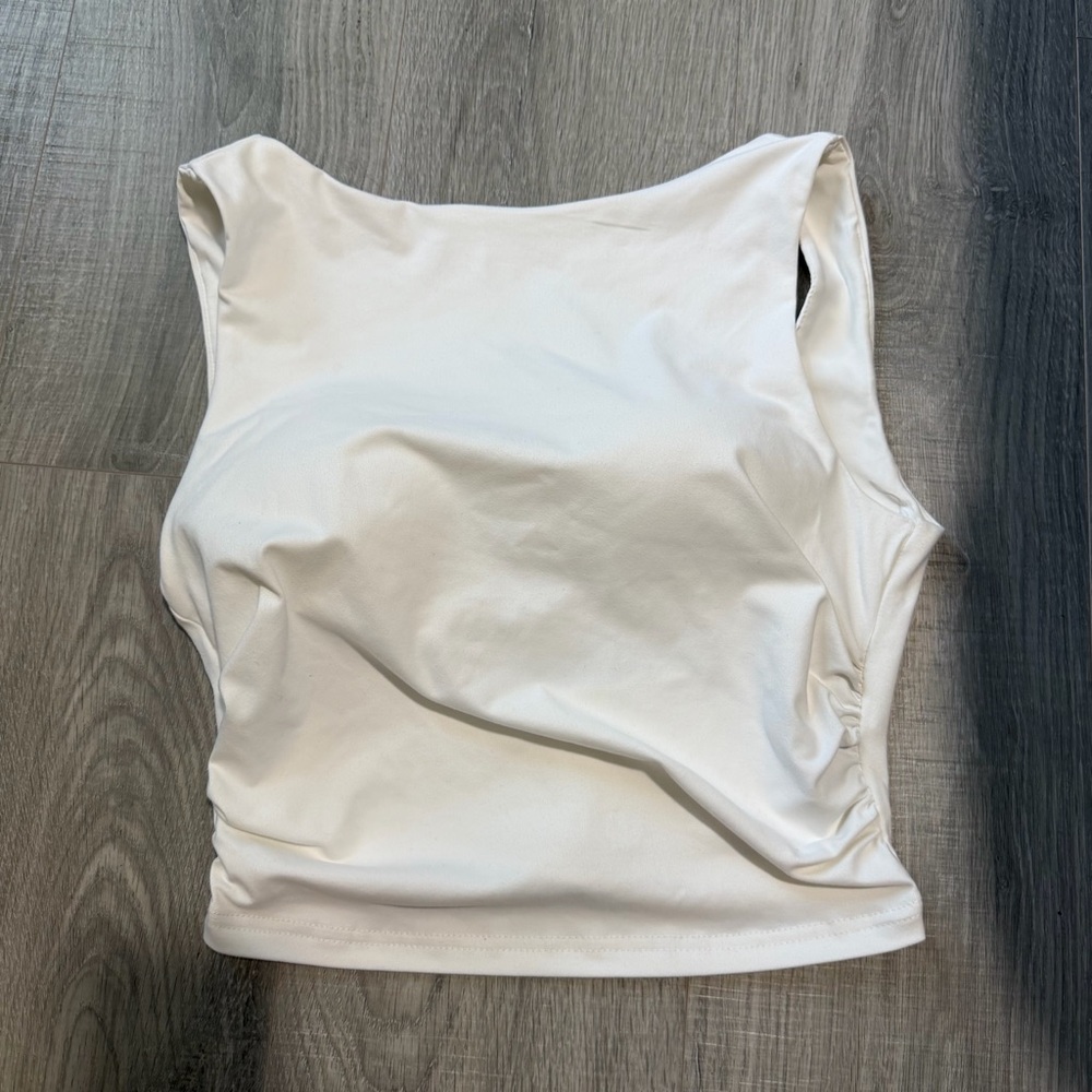 Elegant White Sleeveless Top